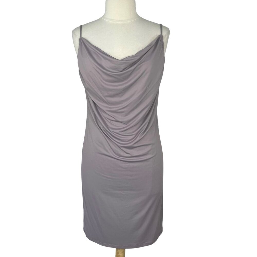 Forever‎ 21 Slip Dress Medium Purple New Sleeveless Draped Adjustable Straps